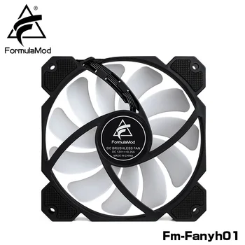 FormulaMod Fm-Fanyh01 120mm PWM Blæser 5v 3Pin RGB Mp-Radiator Køligere Hydraulisk med 11 Store Vinger