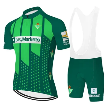 2020 pro TEAM Betis trøje sæt mænd cykel shorts sportstøj 20D gel pad MTB Cykel mallot ciclismo hombre verano