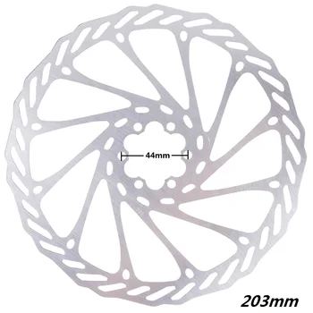 ZTTO 120mm/140mm/160mm/180mm/203mm 6 Inches Rustfrit Stål Cykel Rotor Disk For Mountain Road Cruiser Cykel Bremse Dele