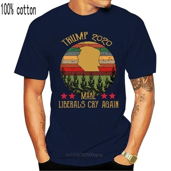 Vintage Trump 2020 T-Shirt Gøre Liberale Græde Tee Shirt Kort Ærme S-3Xl Gave Sjove t-Shirt
