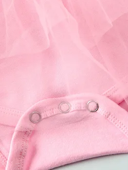 2020 Barn Spædbarn Baby Pige Heldragt, Sommer Pink Ærmeløs Lace Søde Print Sød Playsuit Buksedragt Kostume Tøj 0-24M