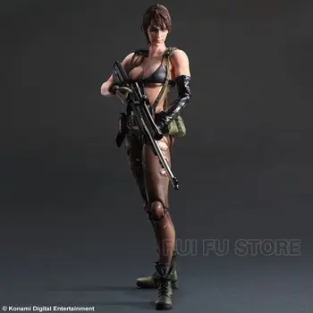 Spille Kunst 27cm Metal Gear Stille Action Figurer Super Bevægelige Led Ansigt Ændre Piger Dukke Collectible Spil Karakter Statue Toy