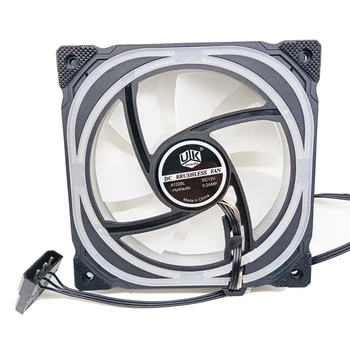 NYE multi-tilstande RGB Tilfælde cirkel ventilator ventilator automatisk skifte støtte sync 120mm 12cm Med RGB-LED-Ring Til pc Køler