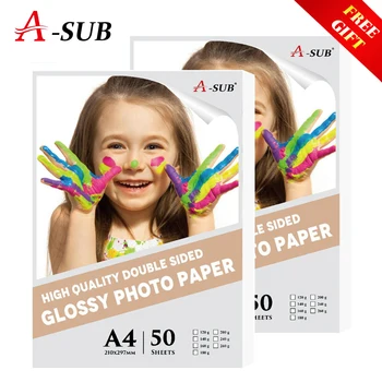 A4 50 Ark Gloosy Foto-papir, Vandtæt, High-Dobbelt-Side For Inkjet Printer Foto Album