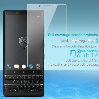 IMAK til Blackberry-Nøgle2 Skærm Protektor Hydrogel III Foran 0,15 MM Blødt TPU Beskyttende Film Til Blackberry Keytwo Ikke Glas