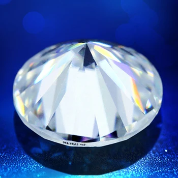 Jellystory Løs Moissanites 3mm D EF GH IJ Farve Runde Strålende Cut VVS Ring, Armbånd, Smykker, Tilbehør, Materiale Lab Diamant