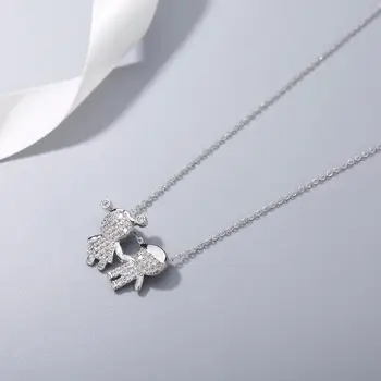 Fahmi 2020 Ny Populær 925 Sterling Sølv Necklace4-5 Høj Kvalitet Originale Smykker Til Kvinder Bryllup Part Gave