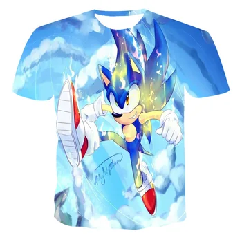 Mænd tøj 2020 Nye mode anime Spil stil trykt kortærmet T-shirt 3D-print t-Shirt Afslappet Åndbar sjove t-shirts