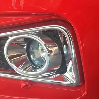 For Honda City-2017 ABS Chrome Front Tåge Lys Dække Hovedet tågelys Trimmer bil styling Tilbehør til bilen 2stk