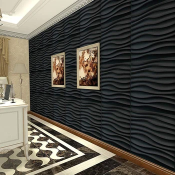 30x30cm 3D tre-dimensionelle dekorative væg sticker stue tapet vægmaleri vandtæt 3D wallsticker badeværelse køkken