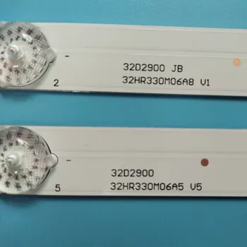 New5set=10stk 6LED(6V) 560mm LED-Baggrundsbelysning Strip for L32P1A 4C-LB3206-HR03J HR01J 32D2900 32HR330M06A5 V5