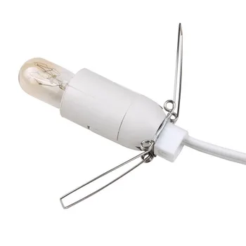 Salt Lampe Ledningen UL-Certificeret Standard Plug Oprindelige Udskiftning Hvid Ledning med Lysdæmper med En Gratis 25w Pære