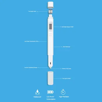 XIAOMI TDS Meter Medidor Digital keto Diæt Meter Master Blande Gødning calciumnitrat ph tester strimler Vand TDS Meter