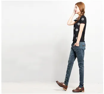 Obrix Slanke Kvindelige Streetwear Skinny Jeans Afslappet Stil Bukser For Kvinder