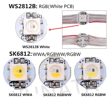 WS2812B Pre-Loddede Lysdioder LED-Modul Streng 5V SK6812 RGBW RGBWW WWA Adresserbare Individuelt Panel RGB 5050 med Bortledning af yrelsen