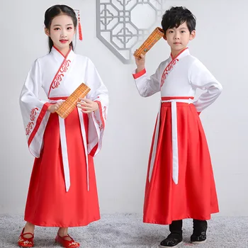 Mulan Cosplay Kostume til Børn Piger og Drenge Kinesiske Han-Fu Heltinde Kjole Op Halloween Kostume til Karneval Performance Fest Tøj