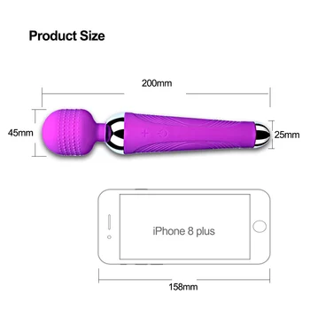 Kraftfulde Magiske Tryllestav AV Vibrator Sex Legetøj for kvindens Klitoris Stimulator Sex Legetøj Shop for voksne G Spot Vibrator Dildo til Kvinde