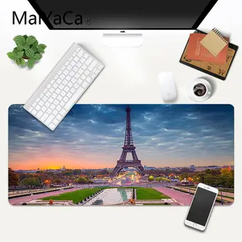 MaiYaCa Høj Kvalitet Paris Eiffel Tower Gummi Pad til Mus Spil Gaming musemåtte xl xxl 800x300mm for world of warcraft