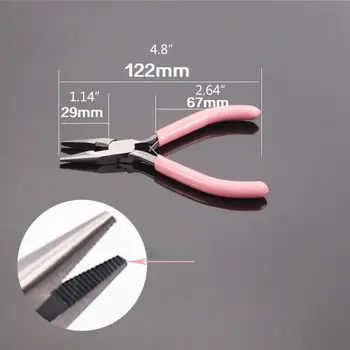 3Pcs Smykker Pink Tænger Sæt Wire Opskæring Bøjning Tang DIY Smykker at Gøre håndværktøj Kit