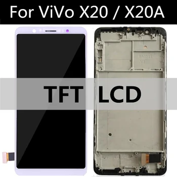 For VIVO X20 X20A LCD Display +Touch Screen Digitizer Glas Linse Montering Erstatning for telefonen X20 EN LCD-skærm