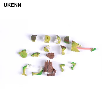 UKENN 4 stk Dyr Puslespil Æg Påske Æg 3D Pædagogisk Legetøj for Børn