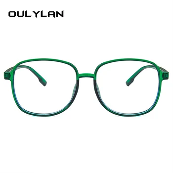 Oulylan Anti Blå Lys Briller Mænd Vintage Gennemsigtige Briller Rammer Kvinder Computer Optisk Ramme Falske Briller