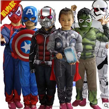 Kids Halloween Thor Kostumer til Børn Cosplay Fantasia Karneval Jul Purim parade Maskerade part kjole