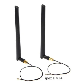 6DBi 2.4/5G Dual-band Wi-Fi Antenne Frekvens 30Cm Ipex 4th Generation U. fl Kabel Ngff M. 2 Høj kvalitet WiFi