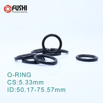 CS5.33 mm EPDM O-RING-ID 50.17/53.34/56.52/59.69*5.33mm10PCS O-Ring Pakning, Tætning Udstødning Mount Gummi Isolator Grommet ORING