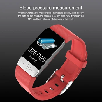 Smart Termometer Smart Armbånd EKG, puls, Blodtryk, Iltindhold i Blodet Overvågning Immunitet Overvågning Multi-Sport-Mode IP67