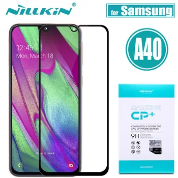 For Samsung Galaxy A40 Hærdet Glas Skærm Protektor Nillkin 2.5 D CP+ Fuld Dækning Nano Klar Film til Samsung A40 Nilkin Glas