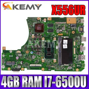 Nye! X556UJ X556UV bundkort Til Asus X556U X556UV X556UF X556UR laptop bundkort 4GB RAM, I7-6500U CPU GT930M-2G Test DDR4