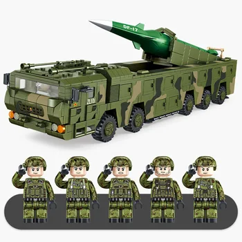 Mursten Dongfeng-17 Ballistiske Missiler Militære Serien Model byggesten Legetøj til Børnenes Gave Dreng 1164Pcs