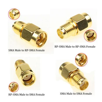 18 Stk SMA Kits Stik Mandlige Kvindelige Plug-Antenne Converter Adapter Coax Sæt