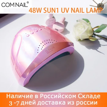 48W SUNONE Professionelle LED UV-Nail-Lampe til Neglen Gel Polish LED Nail Lys Søm Tørretumbler UV-Lampe Skib Fra russisk Lager