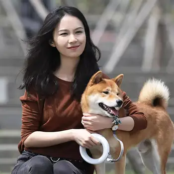 2020 Opdateret MOESTAR Udtrækkelig Pet Snor Ring Fleksibel 3,0 m Dog Trækkraft Reb Pet Krave LED Nat Lys Gå Ud Reb