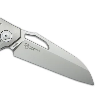 LOVOCOO APOLOGET flip folde kniv S35VN blade titanium håndtag camping jagt lomme kniv udendørs overlevelse taktik EDC værktøjer