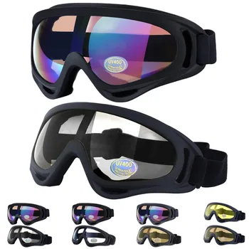 2stk/masse Skiløb goggles Anti-fog om Vinteren Justerbar ski goggles Sne Snowboard Goggles Anti-UV-Skate Briller for Voksne Børn