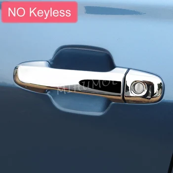 Til 2019 2020 Subaru Forester SK Blank Krom w/o Keyless Udvendige dørhåndtag Dække Trimmer