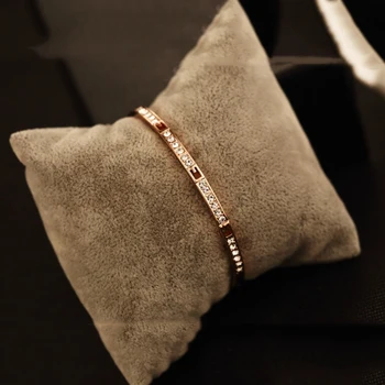 Rose Guld Armbånd Hånd For Kvinder Mode Super CZ Krystal armbånd af Høj Kvalitet Kvindelige Personlighed Smykker Armbånd Engros