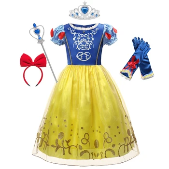 Rapunzel Snow Queen Julegave Baby Piger Kjole Askepot Aurora Belle Sofia Cosplay Kostume Part Kjole Prinsesse Kostume