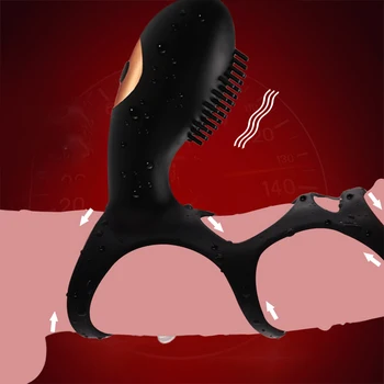 Sex Trådløse Penis Ring Med Vibrator Cock Ringe Køn Waterproof Bullet Vibrator Klitoris Stimulation Voksen Sex Legetøj Til Par Mand