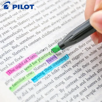 Pilot 6stk/Termisk masse Sletbare Fluorescerende Pen Sæt SW-FL Blødt Lys ikke Skade Øjet