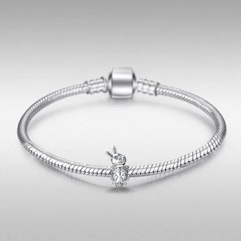 JewelryPalace Påske Dag, Æg Kanin 925 Sterling Sølv Perler Charms Sølv 925 Oprindelige Armbånd Sølv 925 oprindelige Gøre