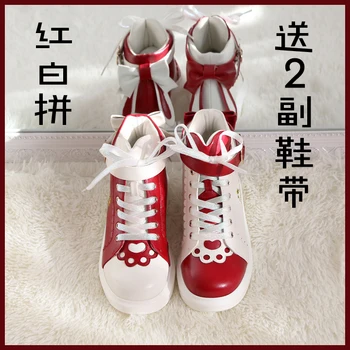 Ung Pige Student Runde Hoved Sneakers Cosplay Harajuku Ulzzang Dejlig Bue Kanin Øre Lolita JK Uniform løbesko Foråret