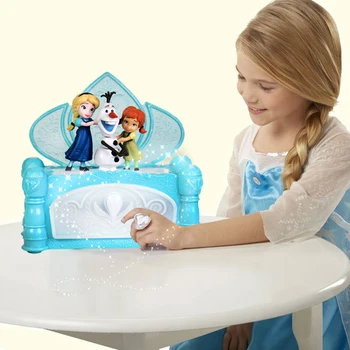 Ægte Disney Frosne 2 Musik Smykkeskrin Den Lille Havfrue Prinsesse Anna Olaf Elsa Tal Børn Piger Julegave