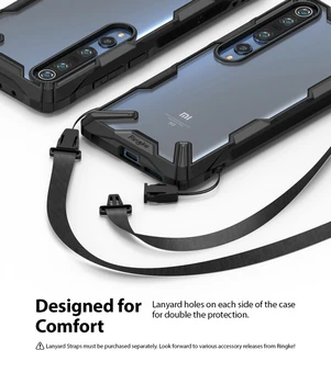 Ringke Fusion-X for Xiaomi Mi 10 Tilfælde Blødt TPU Ramme og Klart Svært PC Tilbage til Mi 10 Pro Cover