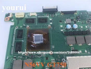 N56VV bundkort Til ASUS N56VM N56VJ N56VZ N56VB Laptop bundkort GT750 2GB bundkort Test bundkort