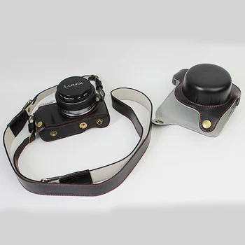 Høj Kvalitet bærbare PU Læder kamerataske Cover Taske til Panasonic Lumix GX800 GX850 GX900 GX950 med Batteri Nederste Åbning
