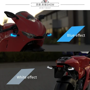 Motorcykel Signal lys styring motorcykel tilbehør LED-blinklys SPIRIT BEAST Dagtimerne lys lysstyrke gratis fragt